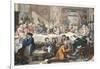 An Election Entertainment, Illustration from 'Hogarth Restored: the Whole Works of the Celebrated…-William Hogarth-Framed Giclee Print