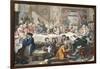 An Election Entertainment, Illustration from 'Hogarth Restored: the Whole Works of the Celebrated…-William Hogarth-Framed Giclee Print