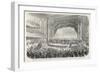 An Election Meeting in Chicago Opera House: in the Outcome General Grant Will be Elected-null-Framed Art Print