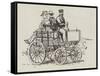 An Electric Dog-Cart-null-Framed Stretched Canvas