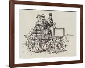 An Electric Dog-Cart-null-Framed Giclee Print