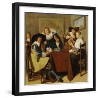 An Elegant Card Party-Dirck Hals-Framed Giclee Print