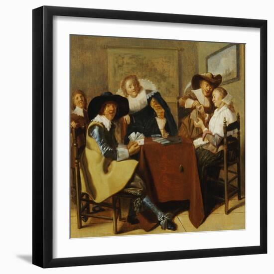 An Elegant Card Party-Dirck Hals-Framed Giclee Print