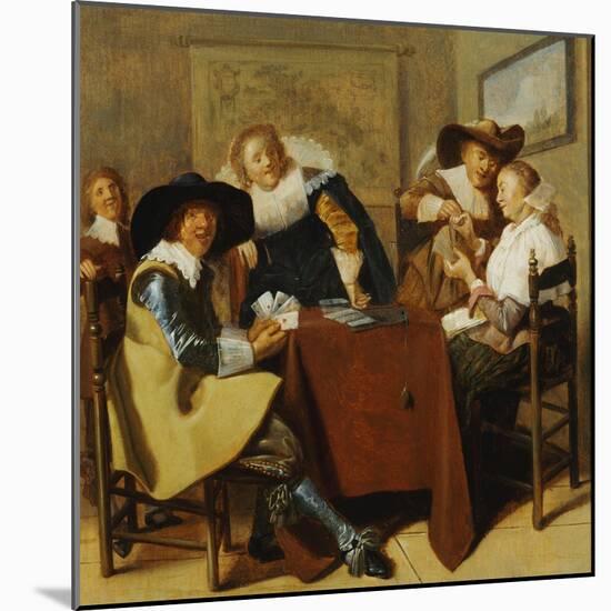 An Elegant Card Party-Dirck Hals-Mounted Giclee Print