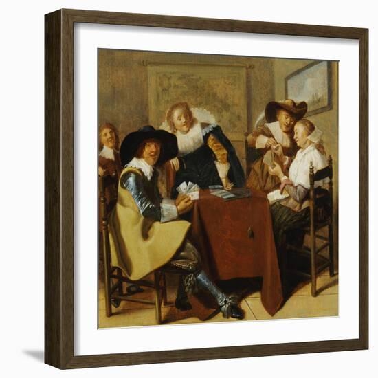 An Elegant Card Party-Dirck Hals-Framed Giclee Print