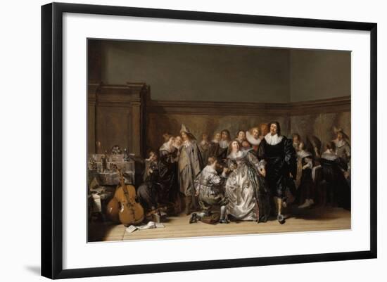 An Elegant Company, 1632-Pieter Codde-Framed Giclee Print