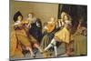 An Elegant Company Playing Music in an Interior-Dirck Hals-Mounted Giclee Print