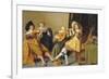 An Elegant Company Playing Music in an Interior-Dirck Hals-Framed Giclee Print