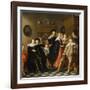 An Elegant Family in an Interior-Jan Olis-Framed Giclee Print