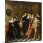 An Elegant Family in an Interior-Jan Olis-Mounted Giclee Print