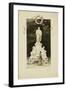 An Elegant Lady at the Statue of Goethe, 1888-Paul Fischer-Framed Giclee Print