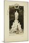 An Elegant Lady at the Statue of Goethe, 1888-Paul Fischer-Mounted Giclee Print