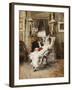 An Elegant Lady Holding a Fan, 1874-Giovanni Boldini-Framed Giclee Print