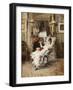 An Elegant Lady Holding a Fan, 1874-Giovanni Boldini-Framed Giclee Print