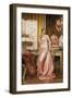 An Elegant Lady in an Interior-Joseph Frederic Soulacroix-Framed Giclee Print