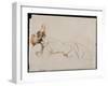 An Elegant Lady Reclining-Paul Cesar Helleu-Framed Giclee Print