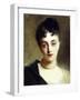 An Elegant Lady with Pearls-Gustave Jacquet-Framed Giclee Print