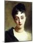 An Elegant Lady with Pearls-Gustave Jacquet-Mounted Giclee Print