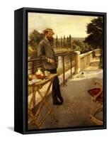 An Elegant Man on a Terrace, 1885-Henri Gervex-Framed Stretched Canvas