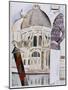 An Elegant Sightseer Contemplates the Elegance of Venice-Hubert Giron-Mounted Art Print