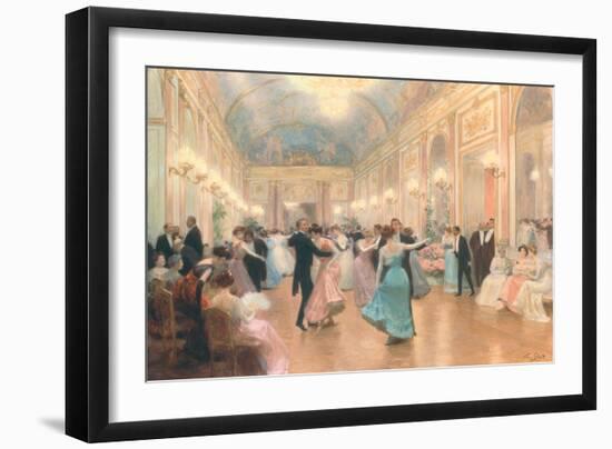 An Elegant Soiree-Victor Gabriel Gilbert-Framed Art Print