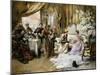 An Elegant Tea Party in the Artist's Studio-Madeleine Jeanne Lemaire-Mounted Giclee Print