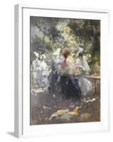 An Elegant Teaparty-Pompeo Mariani-Framed Giclee Print