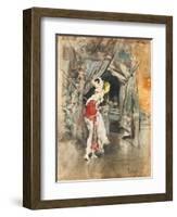 An Elegant Woman in an Interior, C. 1873-Giovanni Boldini-Framed Giclee Print