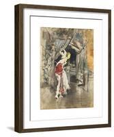 An Elegant Woman In An Interior-Giovanni Boldini-Framed Premium Giclee Print