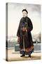 An Elegantly Dressed Chinese Hong Merchant, Chinese School, 19th Centur-null-Stretched Canvas