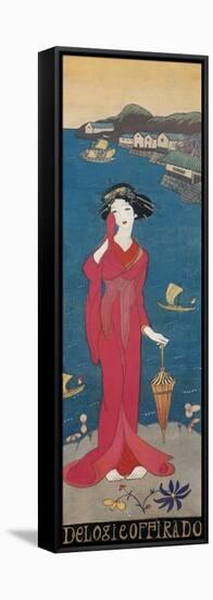 An Elegy for Hirado, Japan-Yumeji Takehisa-Framed Stretched Canvas