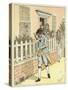 An Elegy on the Death of A Mad Dog (Colour Litho)-Randolph Caldecott-Stretched Canvas