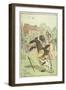 An Elegy on the Death of A Mad Dog (Colour Litho)-Randolph Caldecott-Framed Giclee Print