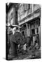 An Elephant Collects Tips from the Prostitutes on Falkland Road for Good Luck, Mumbai, 1980-null-Stretched Canvas