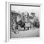 An Elephant Procession Passing Jumma Masjid, Delhi, India, 1900s-H & Son Hands-Framed Giclee Print