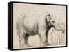 An Elephant-Rembrandt van Rijn-Framed Stretched Canvas