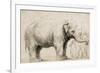 An Elephant-Rembrandt van Rijn-Framed Art Print