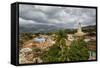 An Elevated View of the Terracotta Roofs and the Bell Tower of the Museo Nacional De La Lucha-Yadid Levy-Framed Stretched Canvas