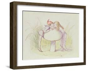 An Elf and a Fairy-Richard Doyle-Framed Giclee Print