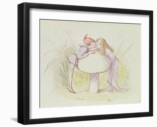 An Elf and a Fairy-Richard Doyle-Framed Giclee Print