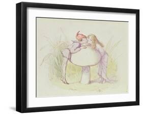An Elf and a Fairy-Richard Doyle-Framed Giclee Print