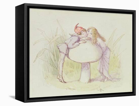 An Elf and a Fairy-Richard Doyle-Framed Stretched Canvas