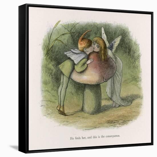 An Elf-Fairy Romance: He Finds Her and This is the Consequence-Richard Doyle-Framed Stretched Canvas