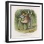 An Elf-Fairy Romance: He Finds Her and This is the Consequence-Richard Doyle-Framed Art Print