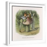 An Elf-Fairy Romance: He Finds Her and This is the Consequence-Richard Doyle-Framed Art Print