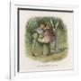 An Elf-Fairy Romance: He Finds Her and This is the Consequence-Richard Doyle-Framed Art Print