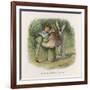 An Elf-Fairy Romance: He Finds Her and This is the Consequence-Richard Doyle-Framed Art Print