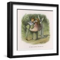 An Elf-Fairy Romance: He Finds Her and This is the Consequence-Richard Doyle-Framed Art Print