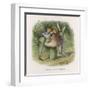 An Elf-Fairy Romance: He Finds Her and This is the Consequence-Richard Doyle-Framed Art Print