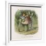 An Elf-Fairy Romance: He Finds Her and This is the Consequence-Richard Doyle-Framed Art Print